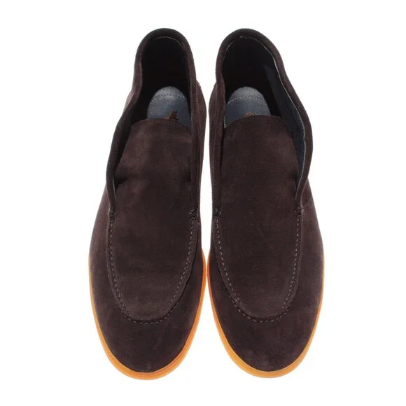 Di Bianco NWB Fidenza Suede Chukka Half Boots Size 42.5 (US 9.5) in Solid Brown